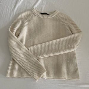 Jenni Kayne Cashmere Sweater Size Small Ivory